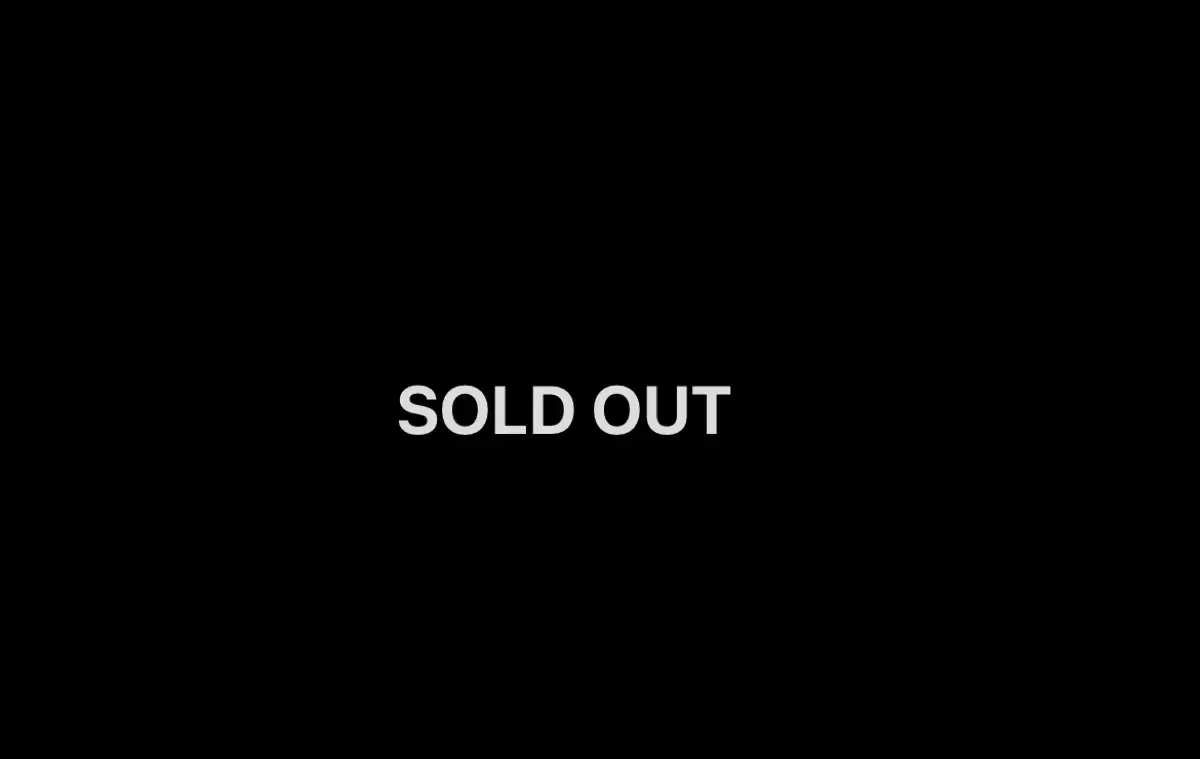 Sold out