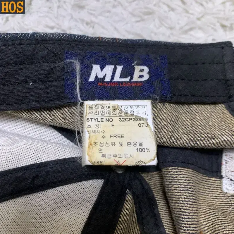 MLB HATS 엠엘비 데님 모자 볼캡