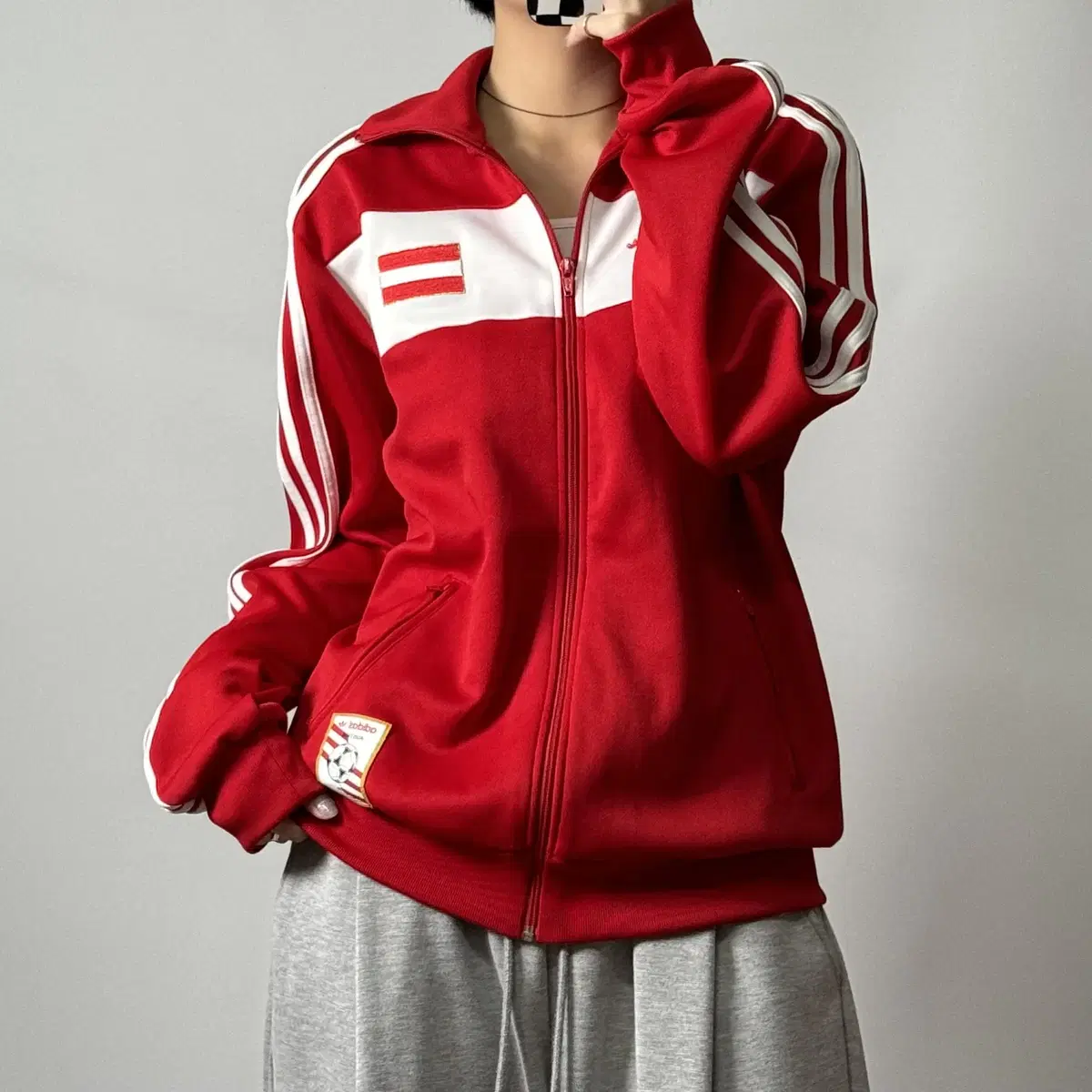 adidas Austria Tracktop Jersey Red 100 [101404]