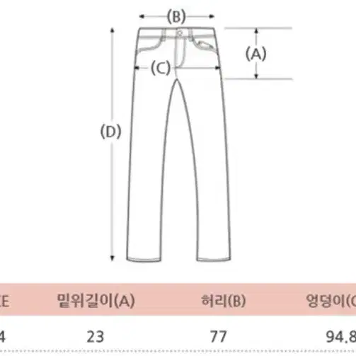 남자 정장바지 미개봉 완전새제품