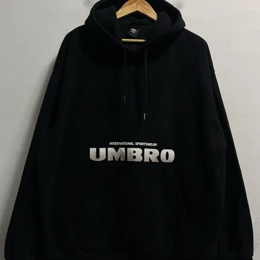 110-115 UMBRO 엄브로 빅로고 루즈핏 기모 스웻 후드티 정품