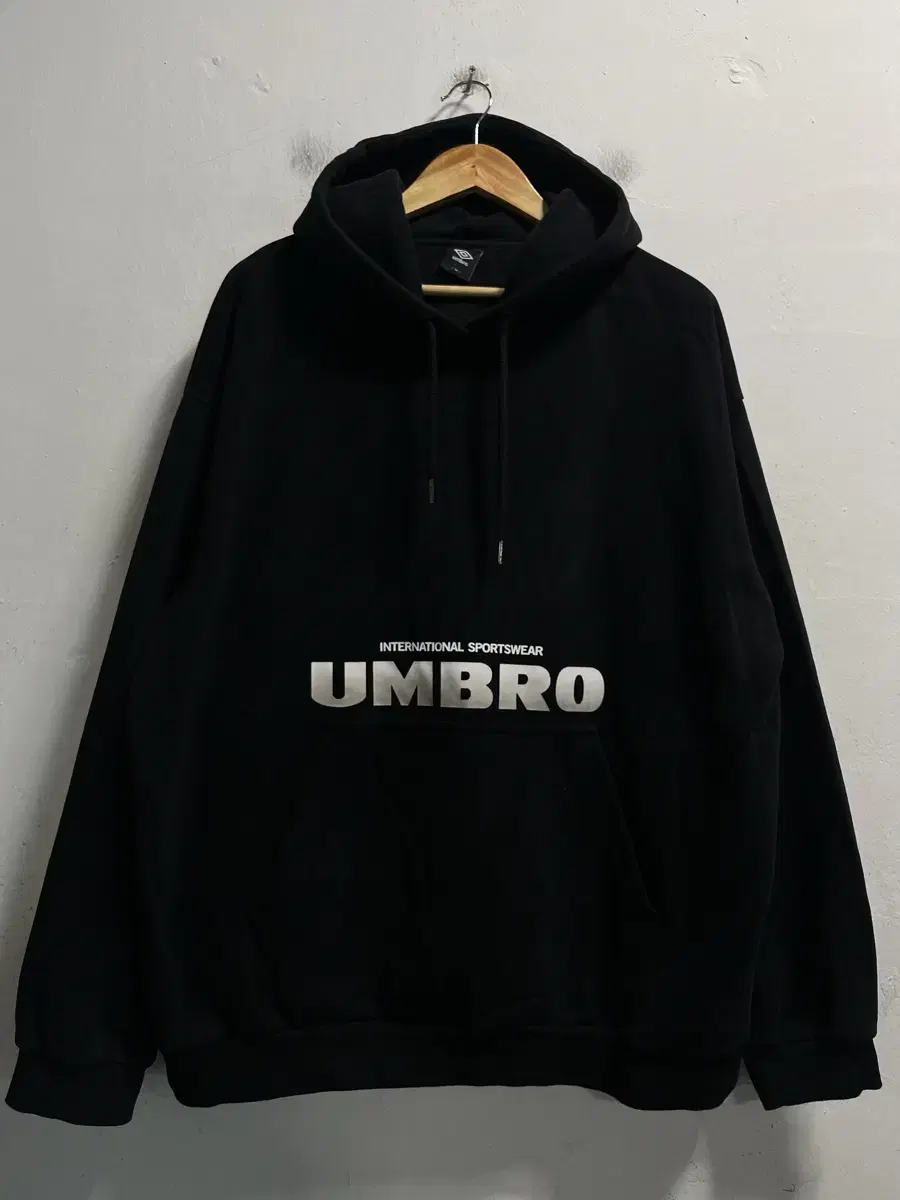 110-115 UMBRO 엄브로 빅로고 루즈핏 기모 스웻 후드티 정품