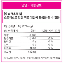 위드바이오 홍경천 700mg x 60정x2BOX