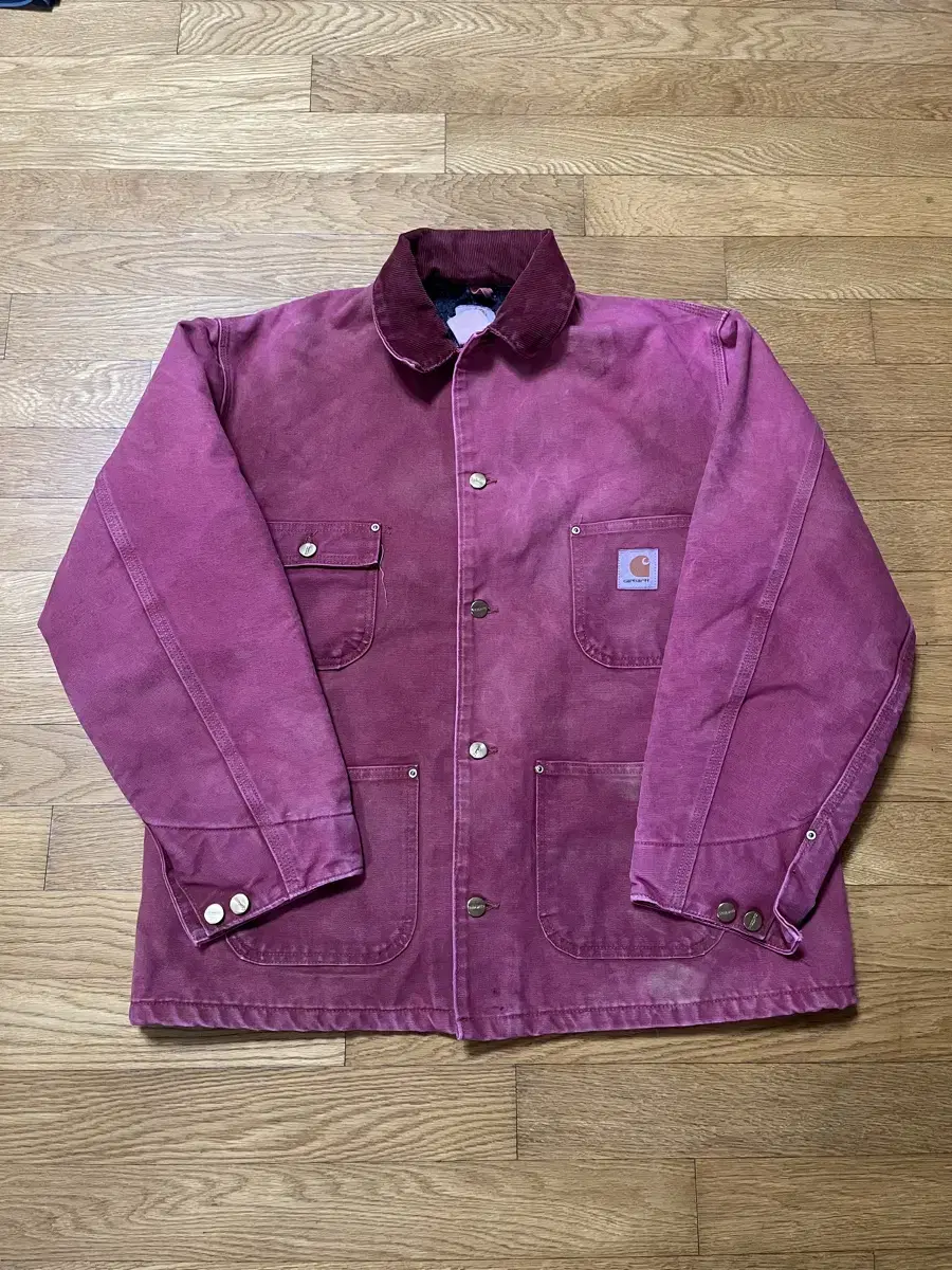 Calhart Michigan Chore Jacket Pink Dyed XL