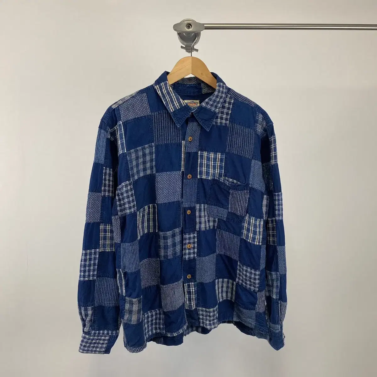 Vintage GAIJIN MADE Boro Detail Indigo Shirt