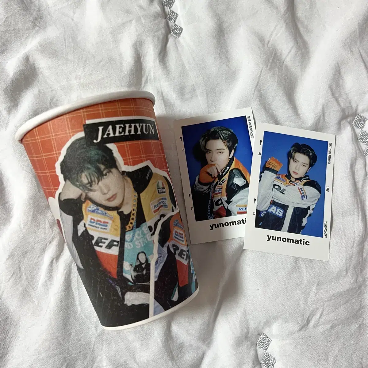 nct nct jaehyun birthday cafe sankka cup holder pre-order benefit wts