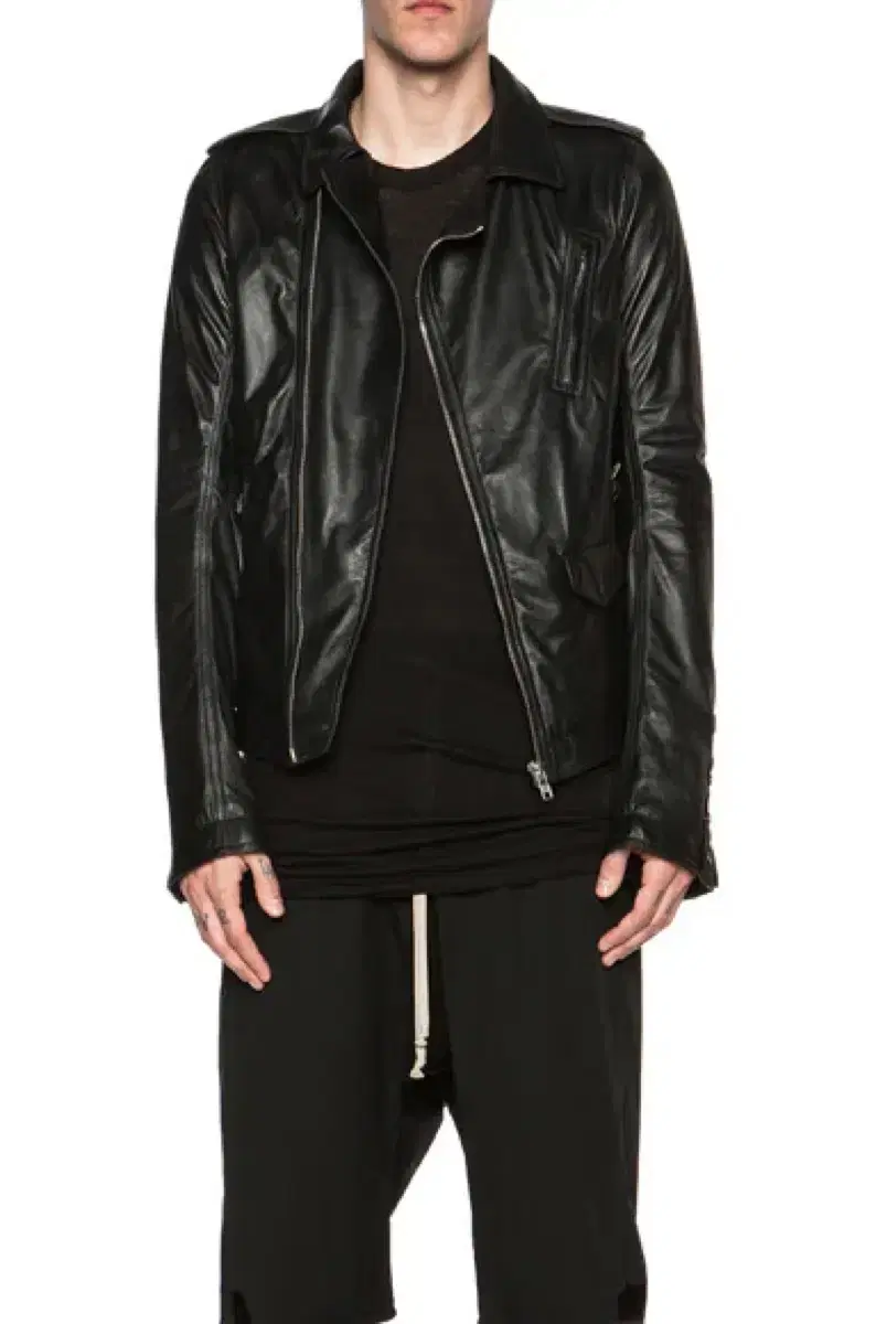 (Sold) Rick Owens Stooge Leather Jacket 52