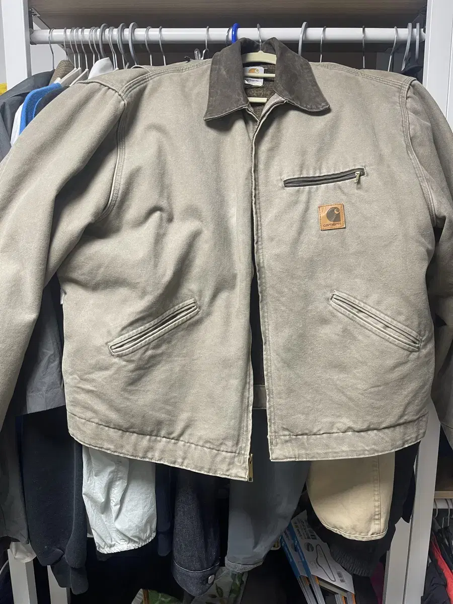 (가격제안가능) Carhartt 칼하트 디트로이트 자켓 데저트컬러 XL