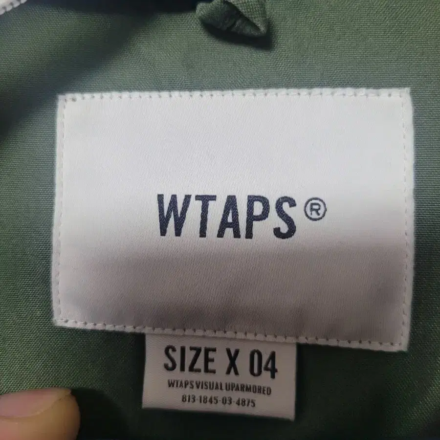 wtaps 19ss jungle olive XRAY