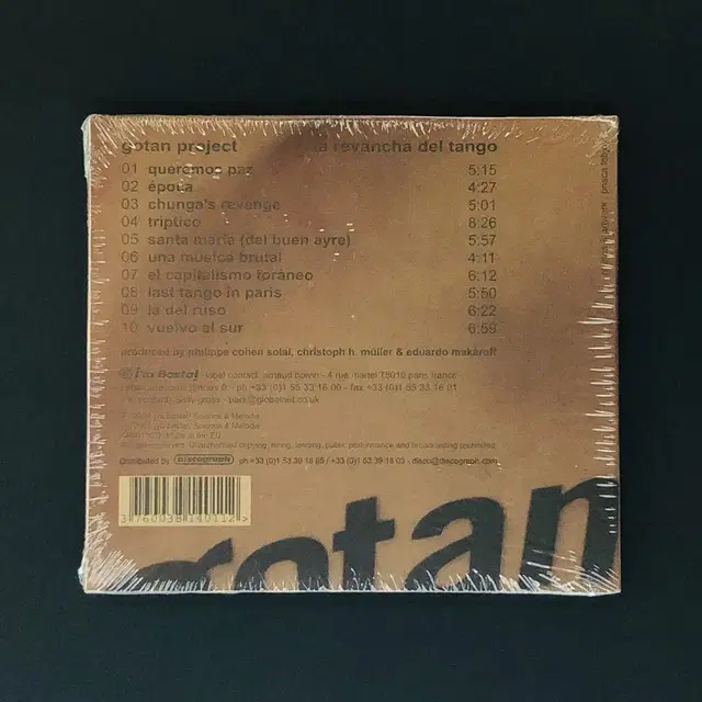 [CD미개봉] Gotan Project / La Revancha Del