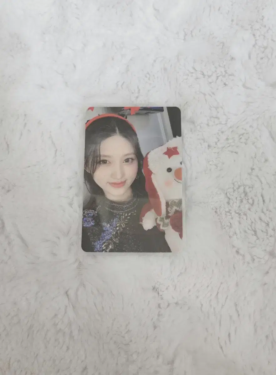 Source) ive MINE soundwave 8th Christmas gaeul unreleased photocard