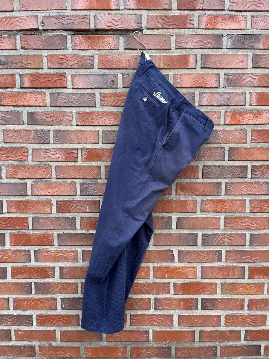 Stushy Navy Washed Chinos