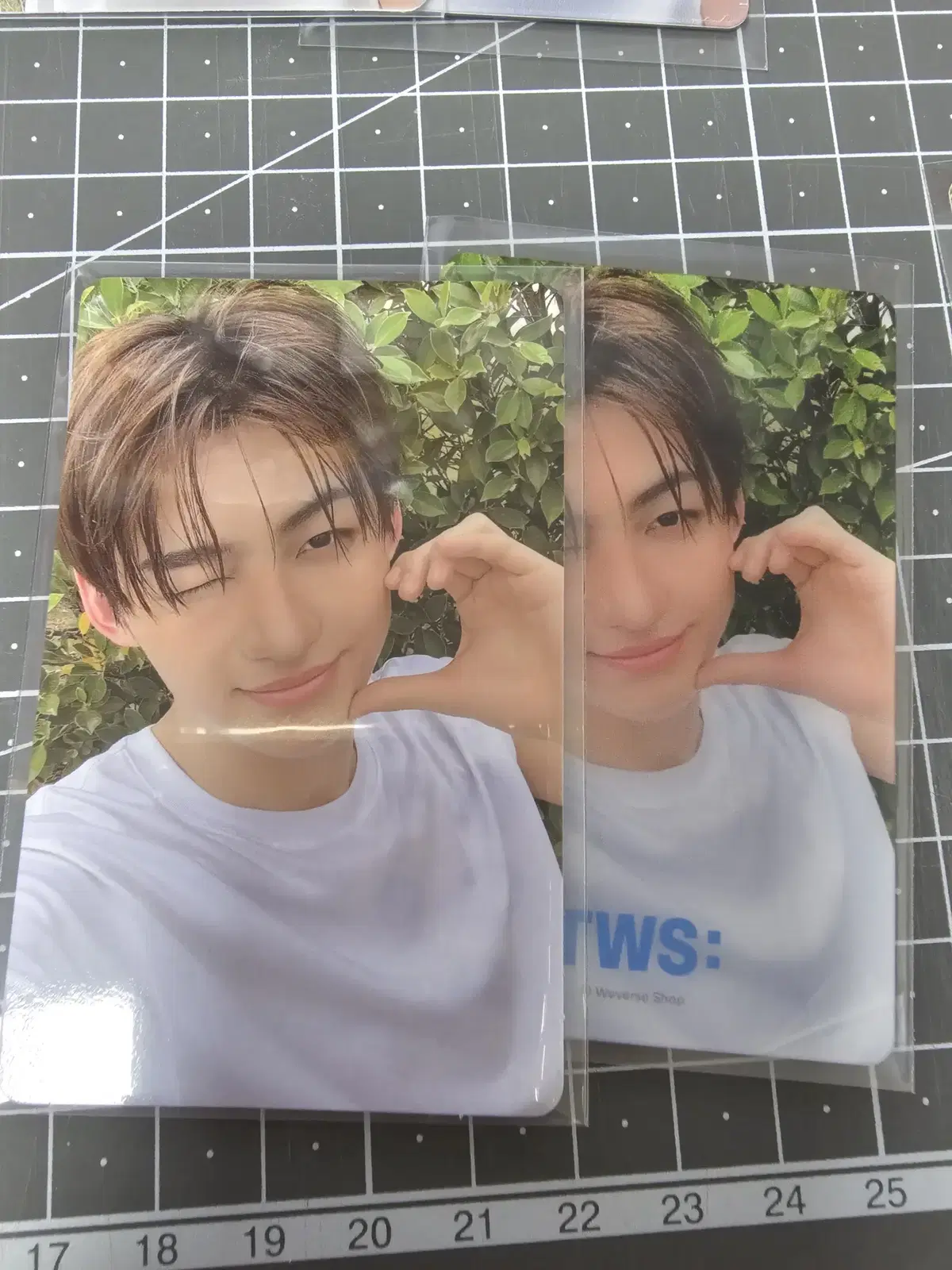 Tours jihoon Summerbeat weverse photocard + Mirror