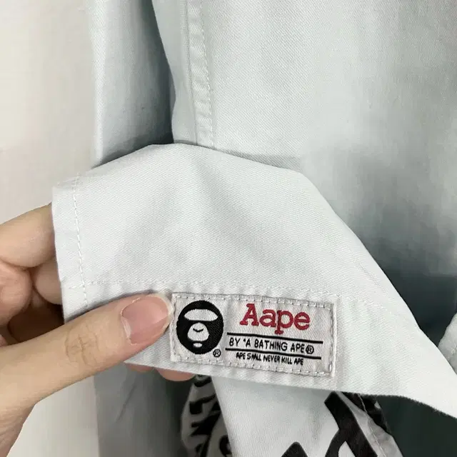 (M) AAPE 에이프 긴팔 셔츠