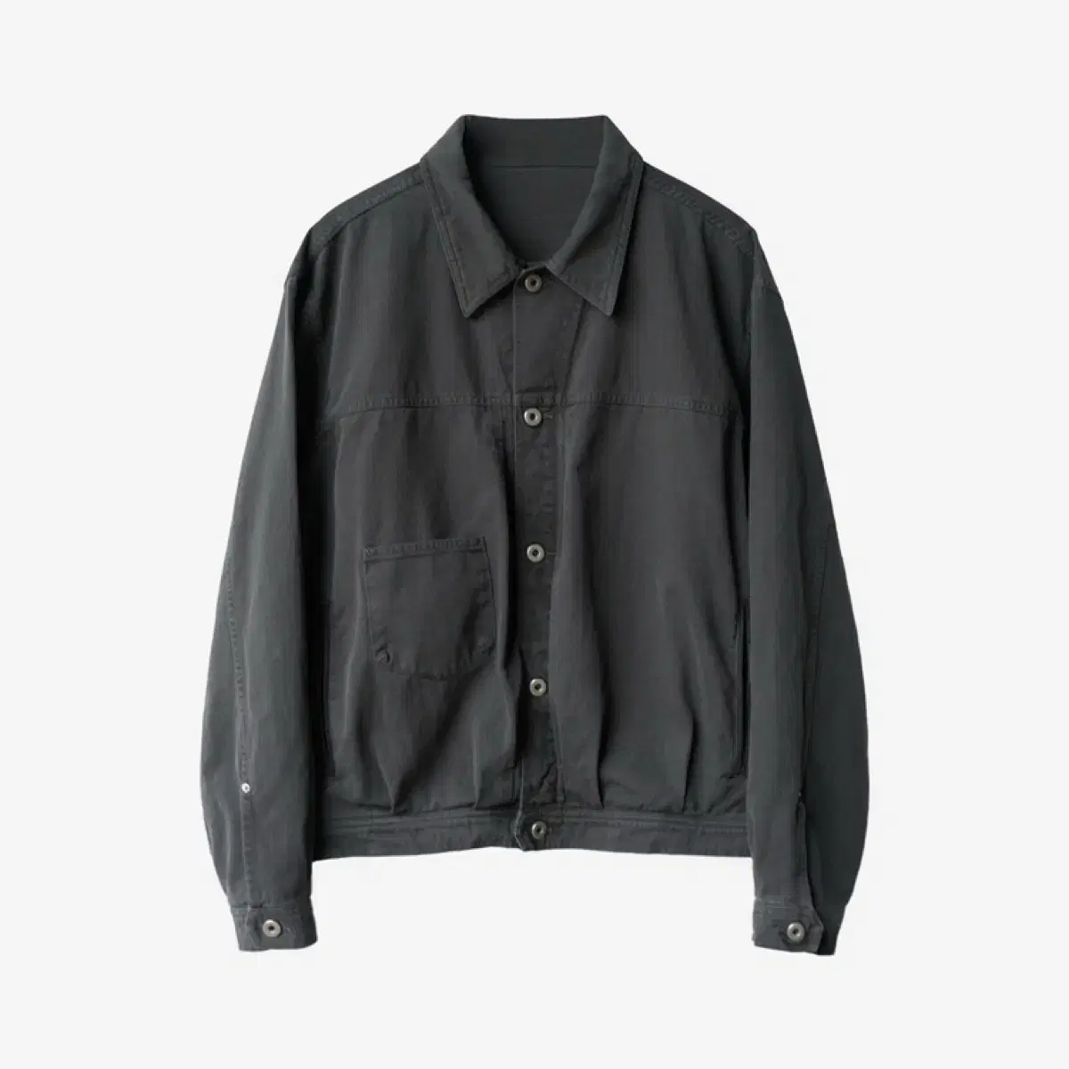 [2] Polythene Uzed Trekker Jacket 2.1V Washed Green Charcoal