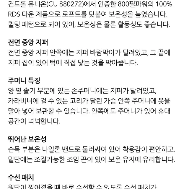 [새상품] 파타고니아 경량패딩