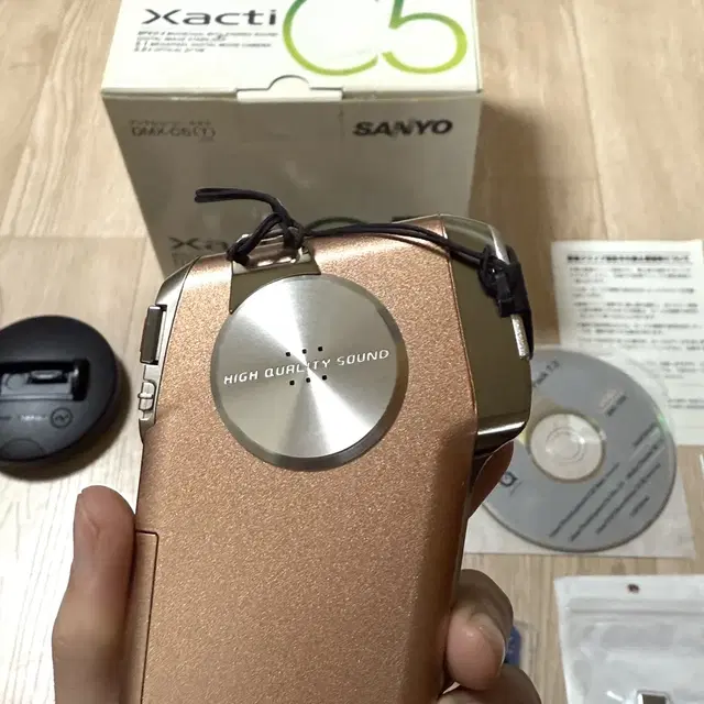 풀구성 미품 SANYO XACTI C5 산요작티C5 빈티지캠코더 파나소닉