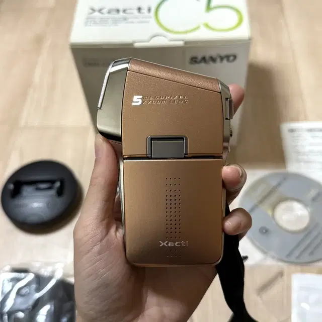 풀구성 미품 SANYO XACTI C5 산요작티C5 빈티지캠코더 파나소닉