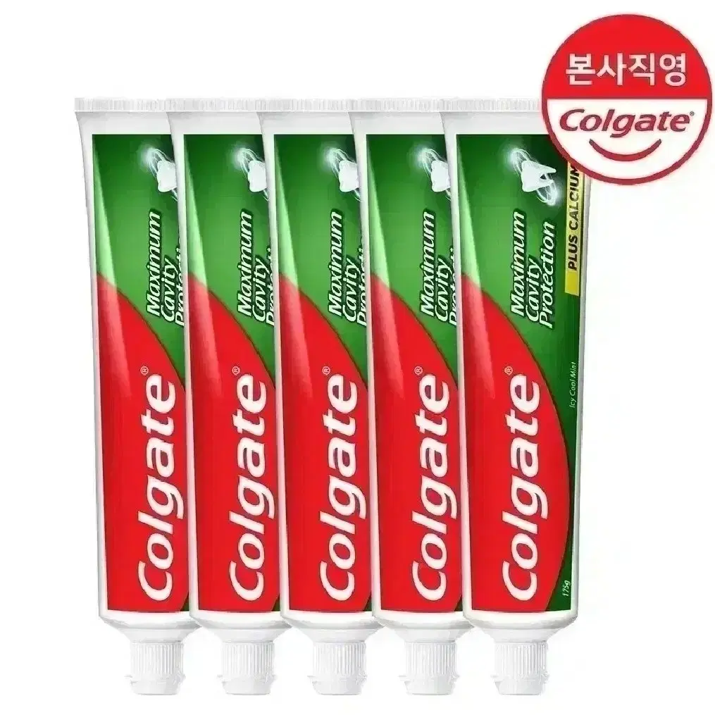 [무료배송] 콜게이트 불소 치약 175g 5개 쿨민트