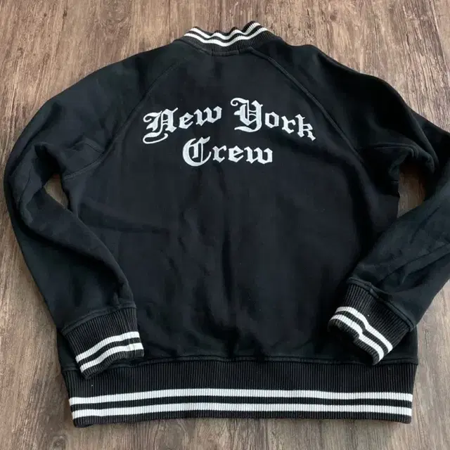 [M 100] 폴로 랄프로렌 NEW YORK CREW 바시티 블랙 A