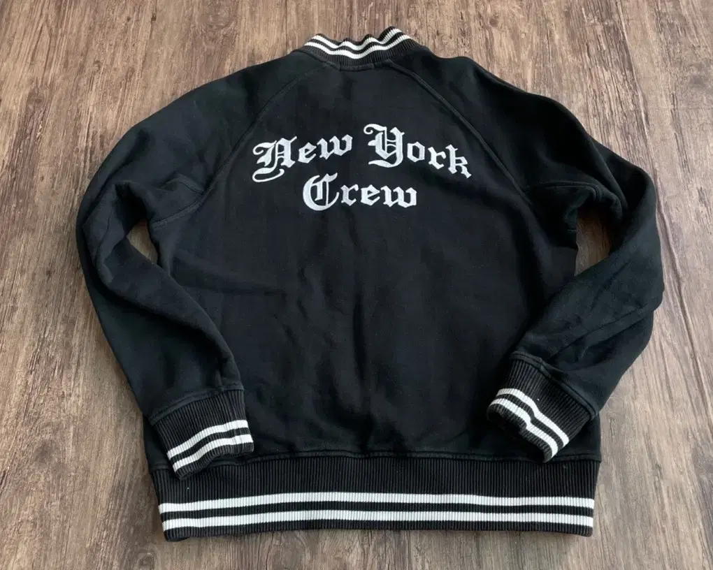 [M 100] 폴로 랄프로렌 NEW YORK CREW 바시티 블랙 A