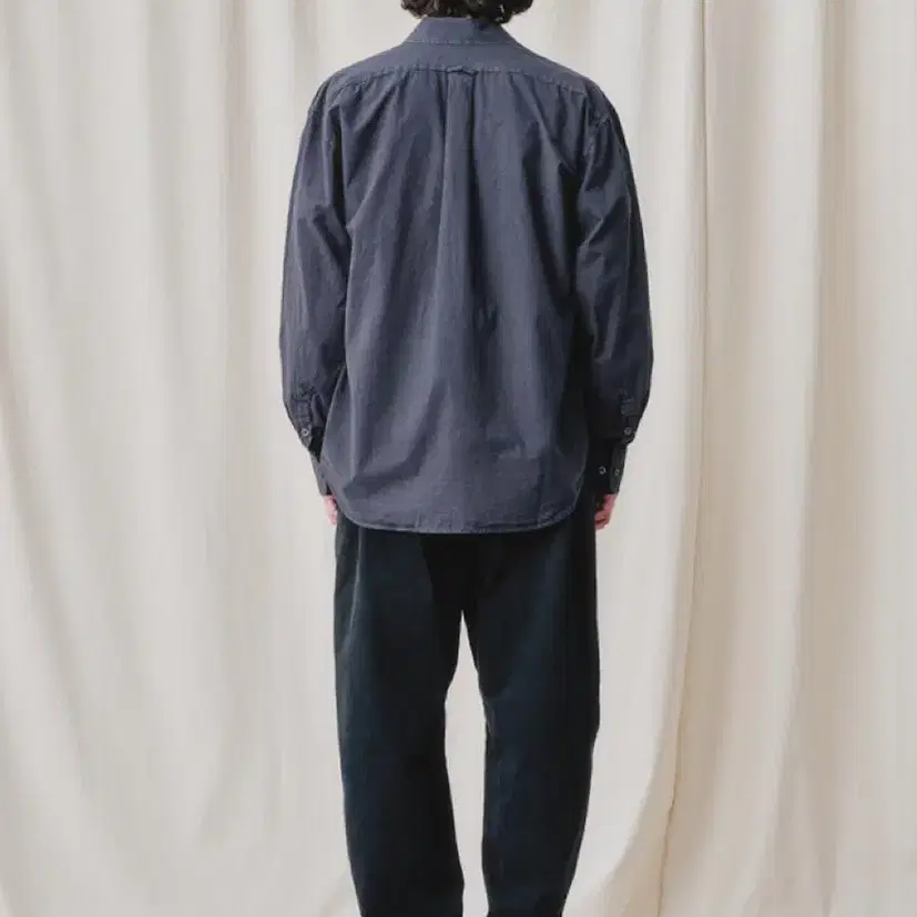 아트이프액츠 Padre Garment-dyed Shirt_Charcoal