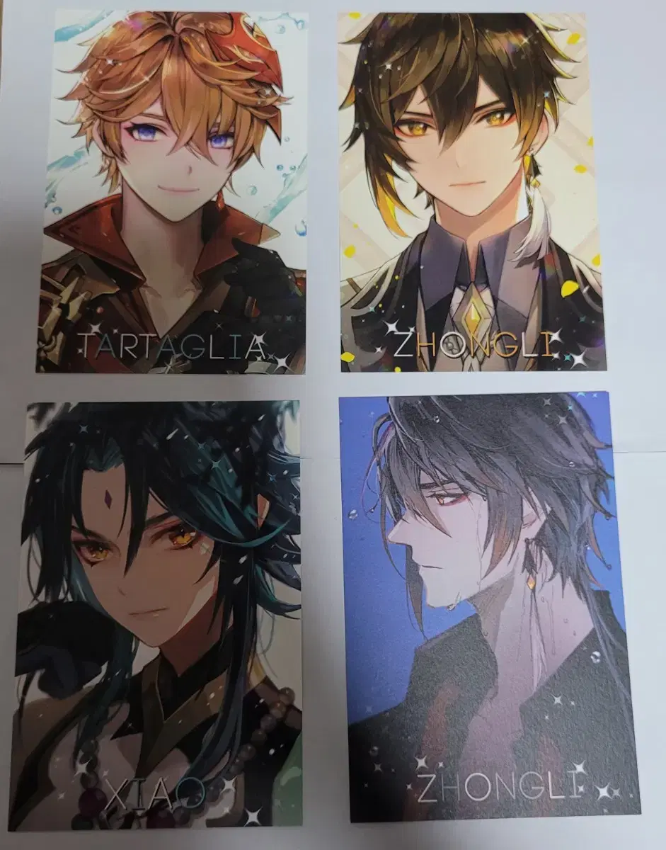 Genshin Impact Unofficial Postcards (Palm, Gamwoo, So, Tatal, Ayaka, Albedo)