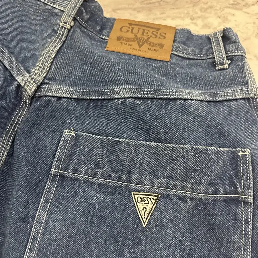 Made In USA 게스 빈티지 카펜터 데님진 Guess