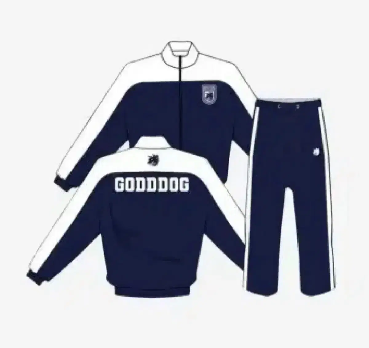 [Quick sale!!]AppearanceZuu's God Dog Sweatshirt L Brand new with top and bottoms