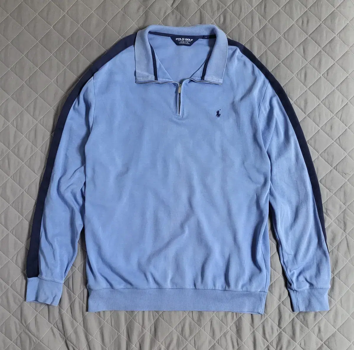 Polo Vahn Zip Up Sky Blue