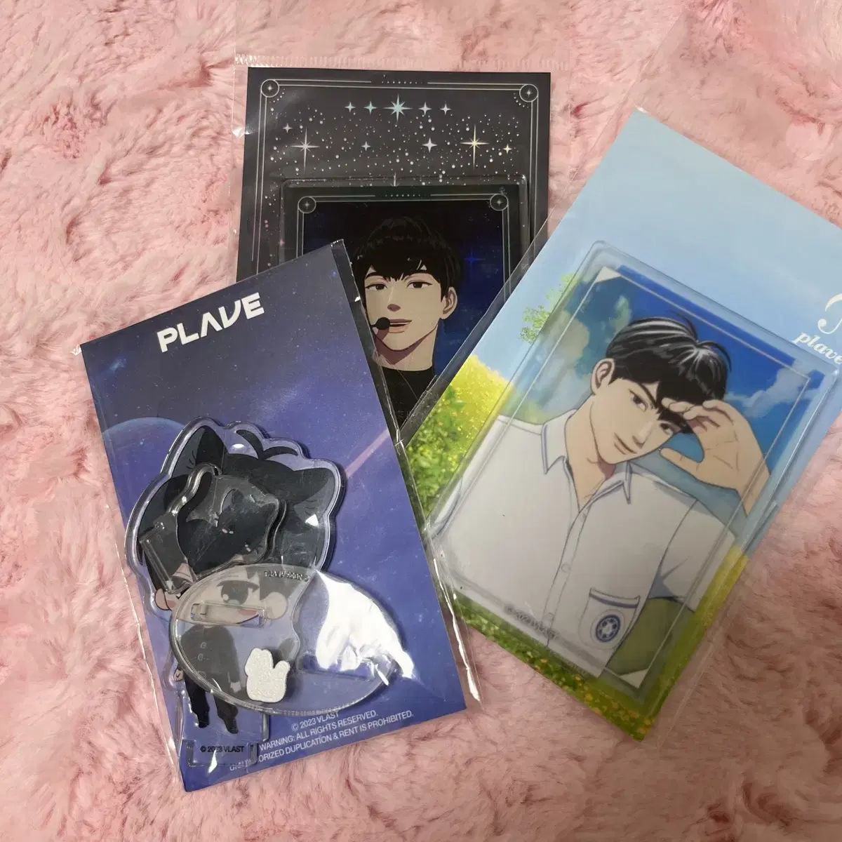 Plave hamin acrylic kard + acrylic stand bulk sells