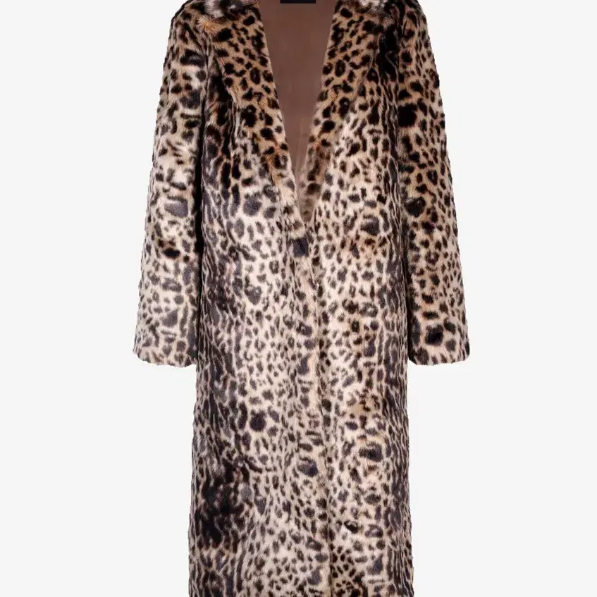 (새상품) 더로랑 레오퍼드 퍼 코트 Leopard robe  fur