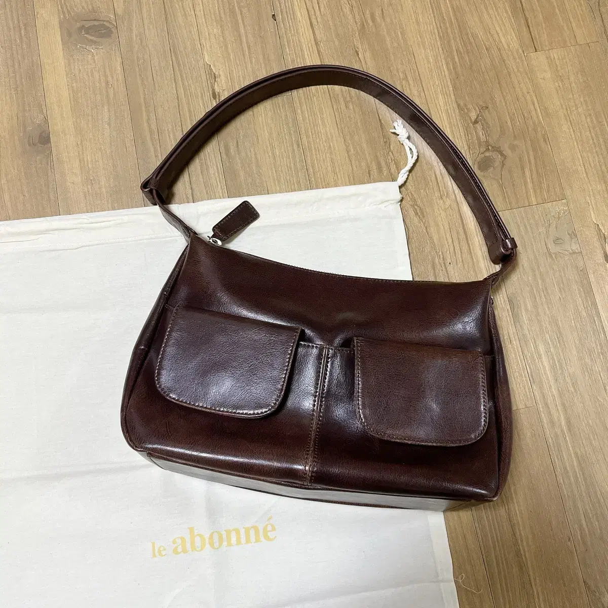 르아보네 이본백 브라운 YVONNE BAG 택포