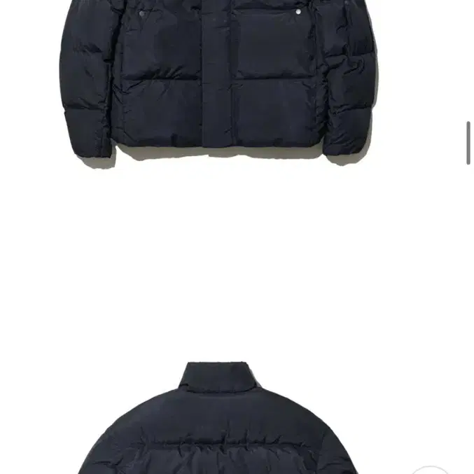 애드오프 패딩 MOLDY DYED PUFFER JACKET BLUE