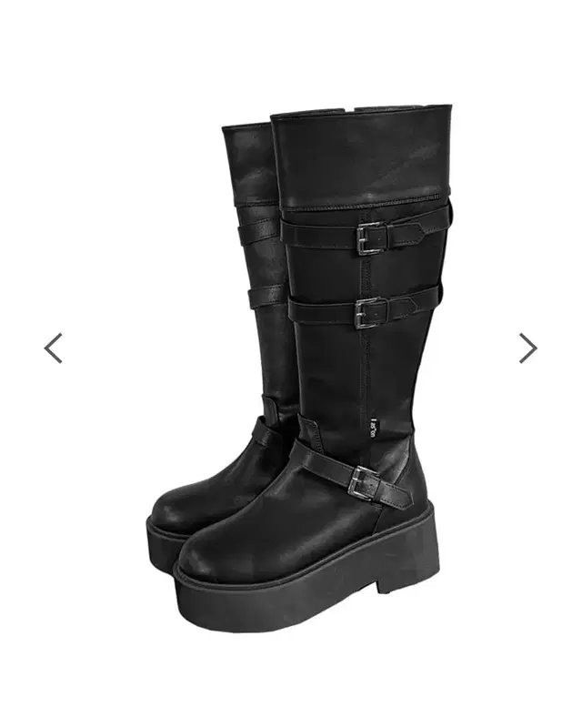 애즈온 마야부츠 MAYA LONG BUCKLE BOOTS 225