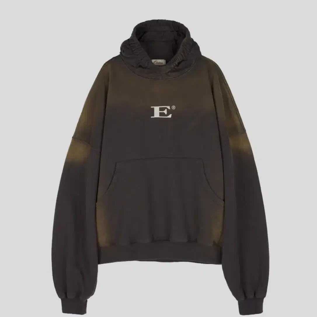 ETCE ESKIMO HOODIE BLEACHED CHARCOAL M