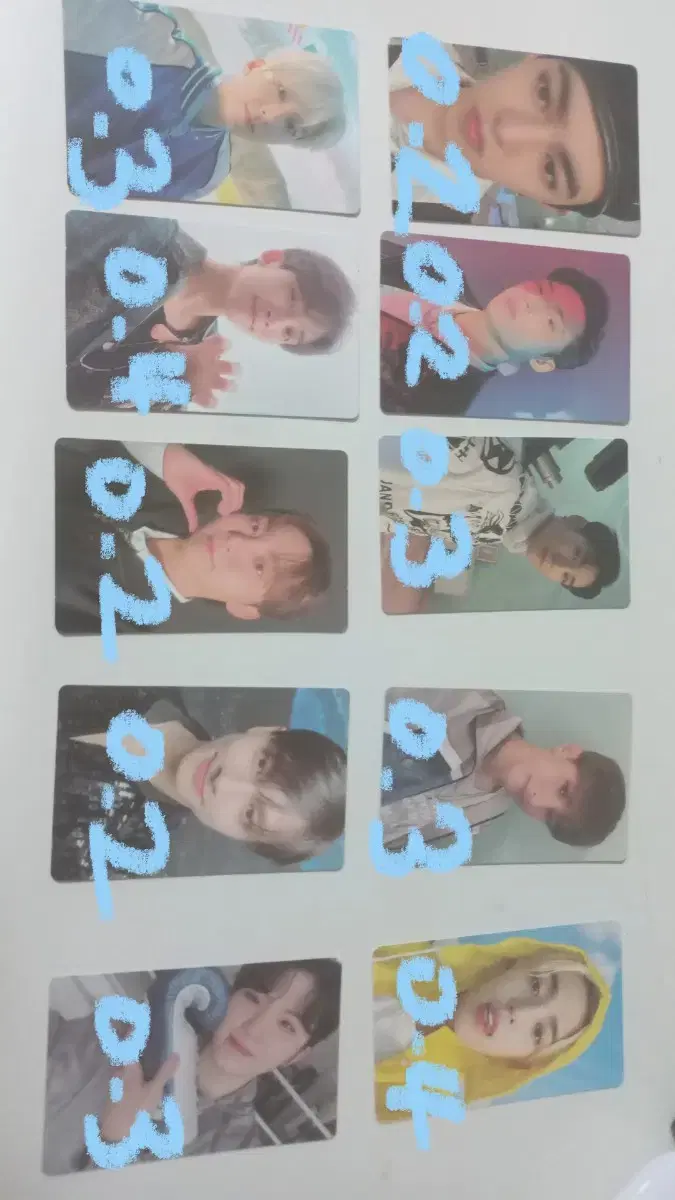 Seventeen photocard postcard Bookmarked