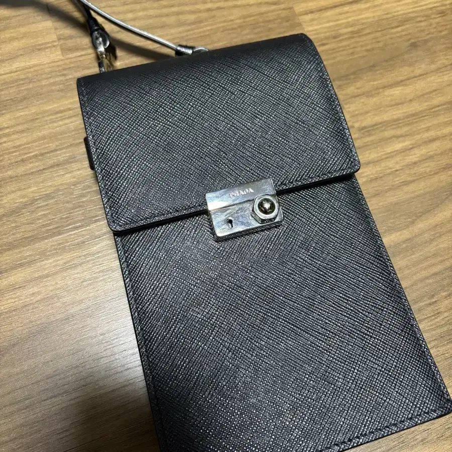 Prada mini leather bag