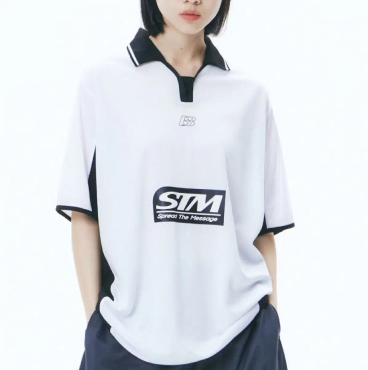 [XL] 브라운브레스 STM COLLAR SHORT SLEEVE