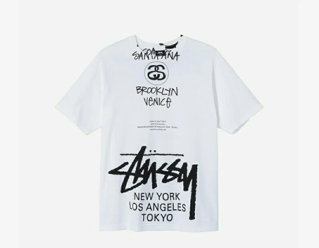 [XL] Stussy x Takahiromiyashita The Soloist 40 worldtour T-Shirt