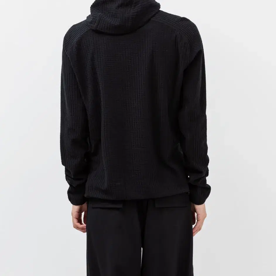 로아ROA GRID HOODIE (BLACK)