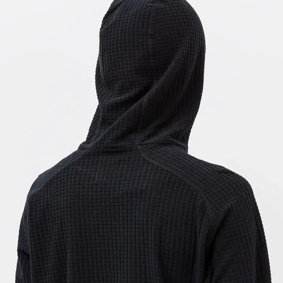 로아ROA GRID HOODIE (BLACK)