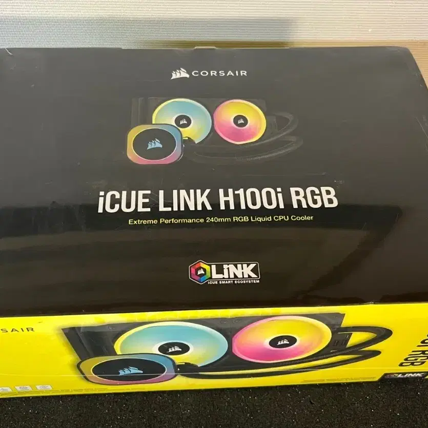 커세어 ICUE LINK H100i RGB 미개봉 국내정발