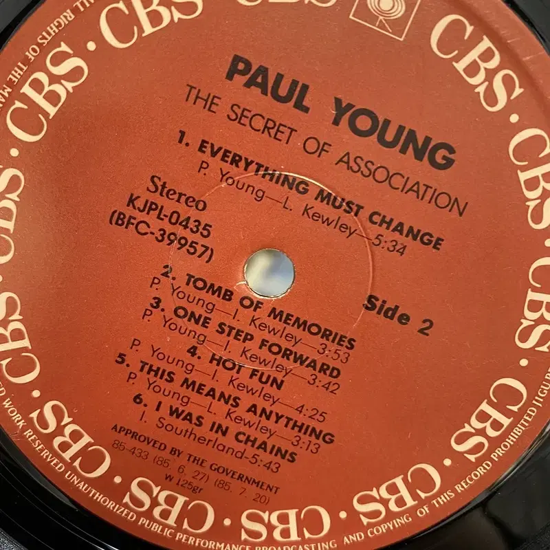 PAUL YOUNG LP / AA4459