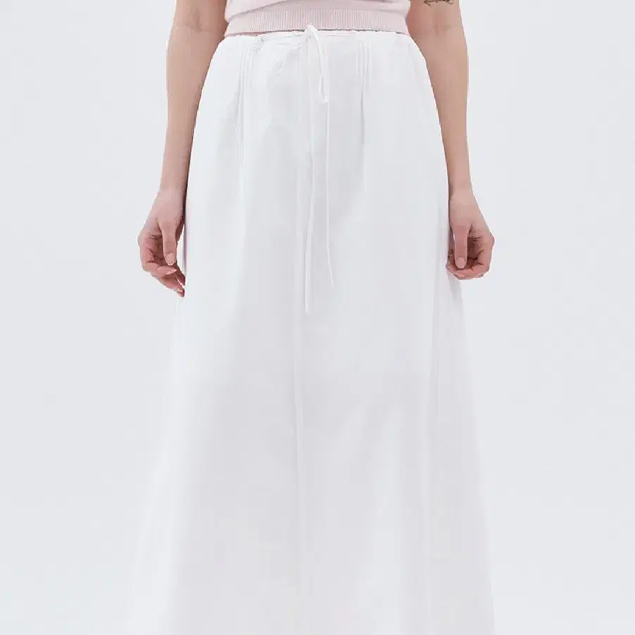 (새상품) 니하운 Inez Dirndl Skirts (White)