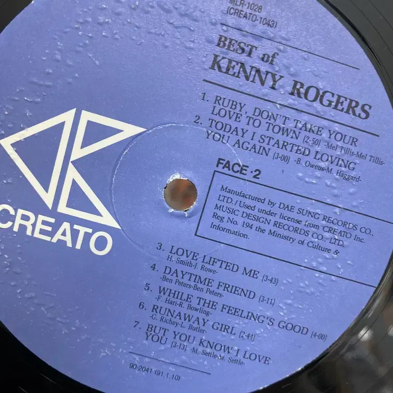 KENNY ROGERS BEST LP / C1740