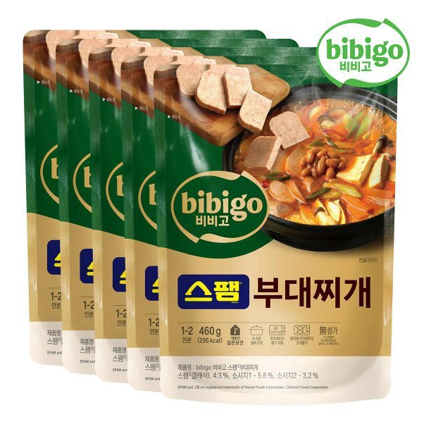 무료배송-비비고 스팸부대찌개 460g 5개