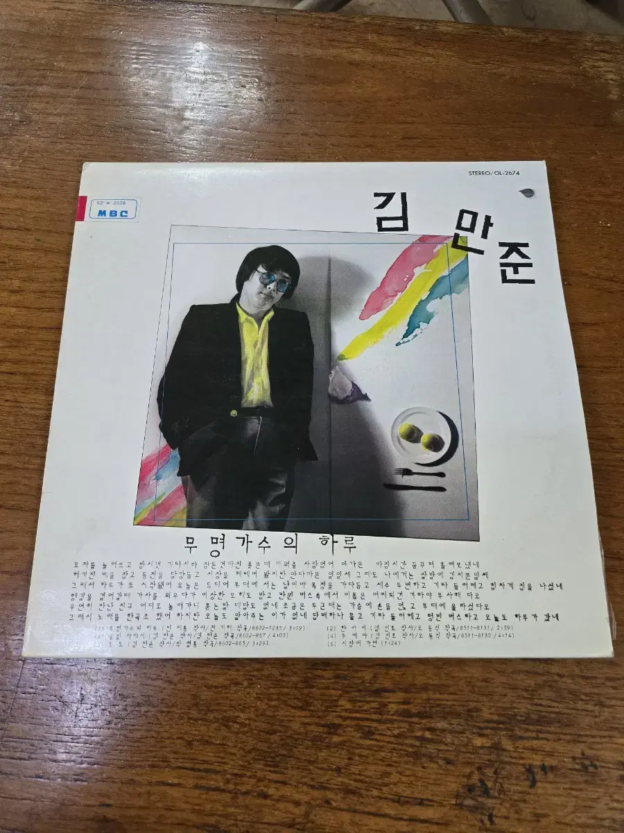 김만준 LP / 희귀반 / 춘천 MBC