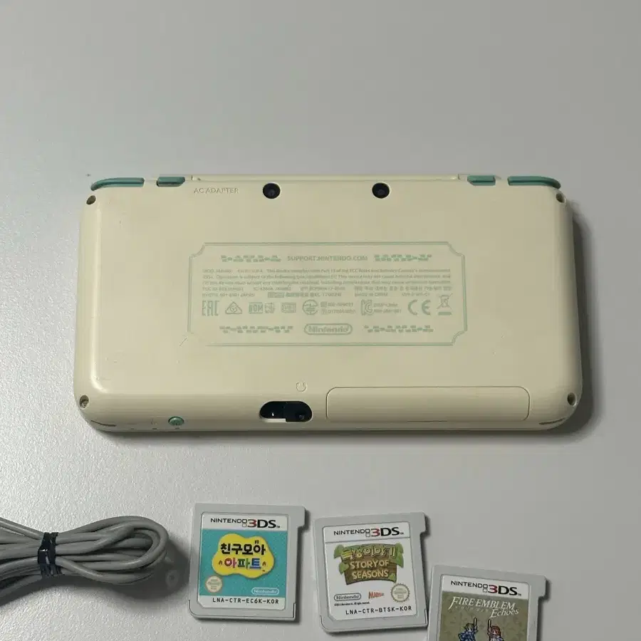 닌텐도2ds xl 튀어나와요동물의숲에디션 + 칩3