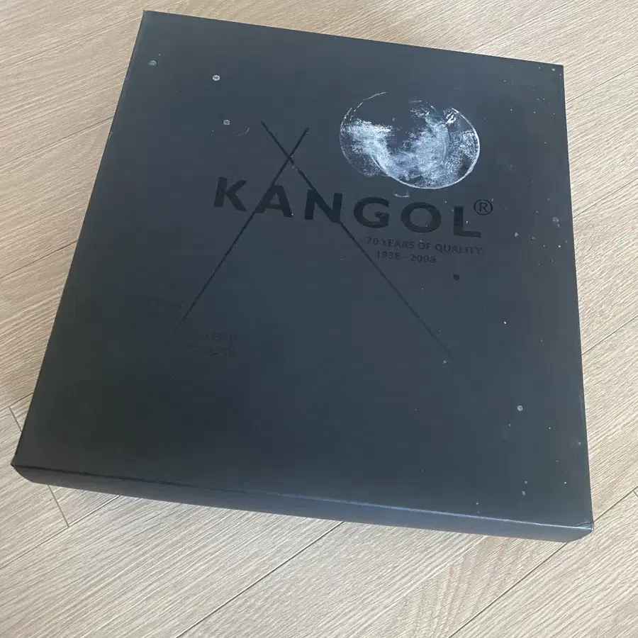 미사용 새상품 블랙 헌팅캡 70주년기념 Kangol 캉골 Wool 504